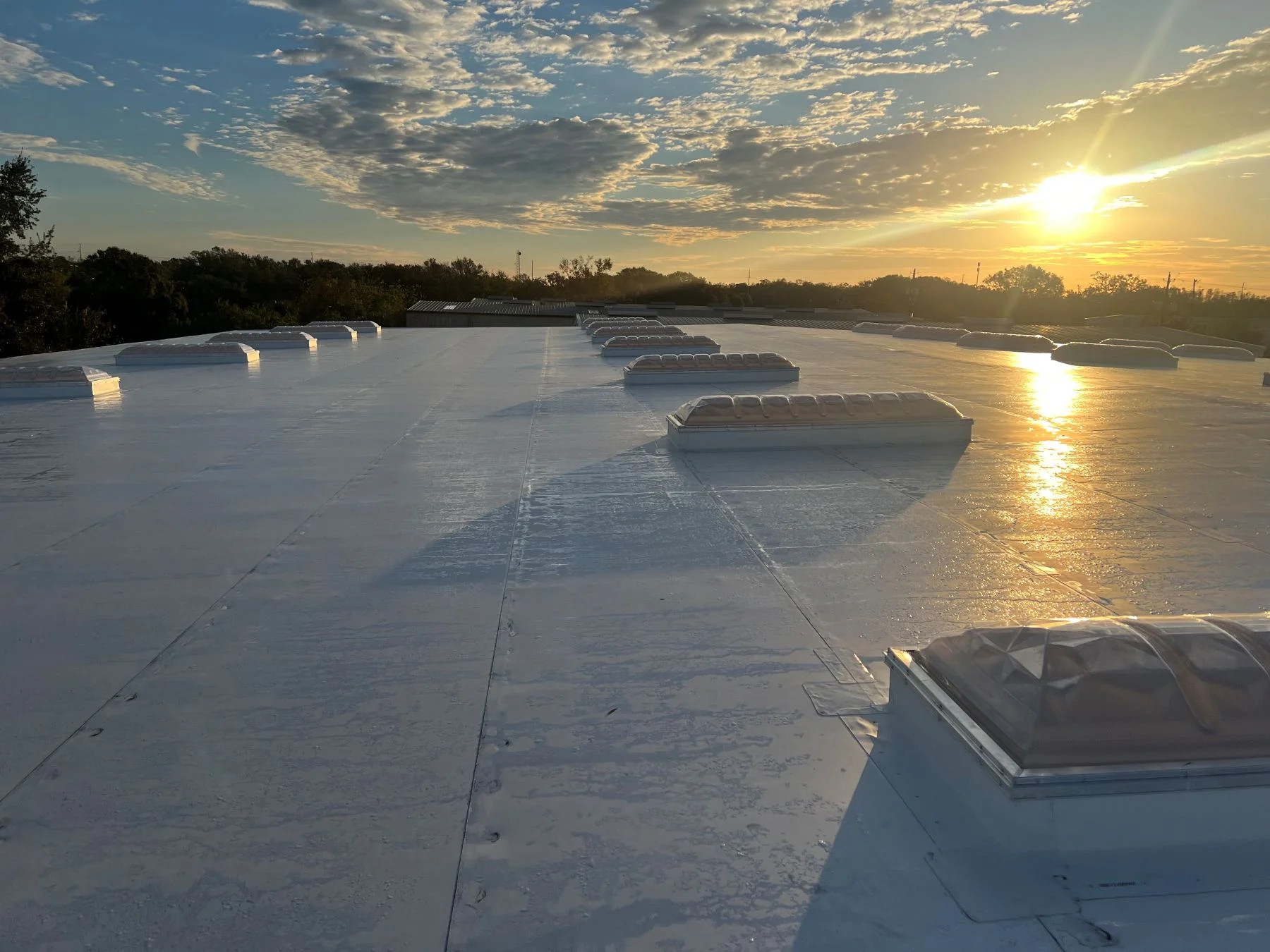 Energy-Efficient Cool Roof Installation